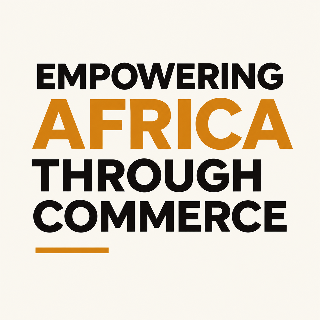 Empowering Africa through commerce